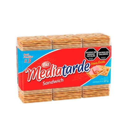 GALLETA MEDIA TARDE SANDWICH 321 GR