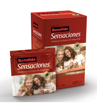 CAFE SENSASACIONES EN SAQUITO INTENSO X 20 UNIDADES