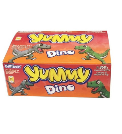 GOMITA YUMMY DINOS X 12 UNIDADES 30 GR