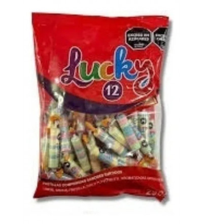 PASTILLA LUCKY SURTIDA 290 GR X 12 UNIDADES