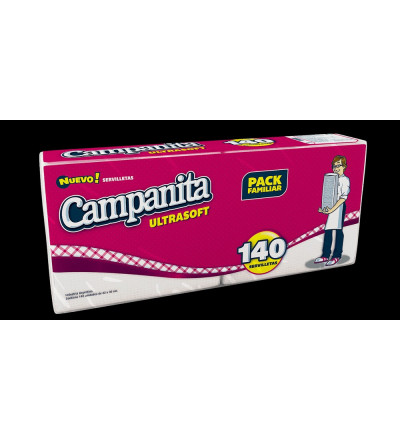 SERVILLETA CAMPANITA X 140 UNIDADES
