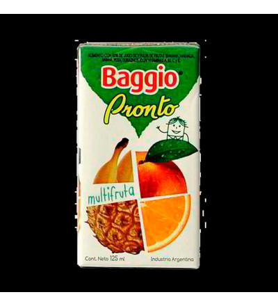 JUGOS BAGGIO JUNIOR MIX FRUTAL X 18 UNIDADES