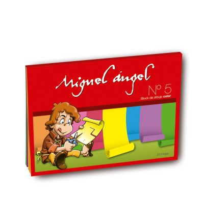 BLOCK MIGUEL ANGEL NUMERO 5 COLOR 24 HOJAS