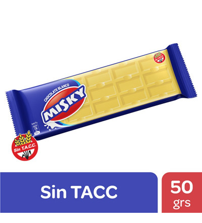 CHOCOLATE MISKY BLANCO 50 GR