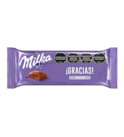 CHOCOLATE MILKA LECHE 55 GR