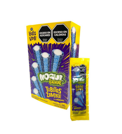 GOMITA MOGUL TUBITOS ZOMBIE X 16 UNIDADES