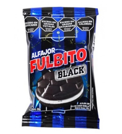 ALFAJOR FULBITO BLACK X 40 UNIDADES