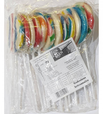 CHUPETIN PALETA ARTESANAL N.1 X 12 UNIDADES