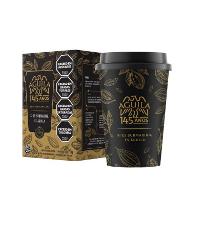 VASO AGUILA 60% CACAO X 5 UNIDADES