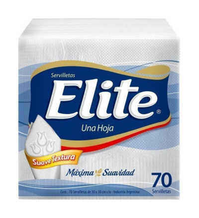 SERVILLETA ELITE X 70 UNIDADES