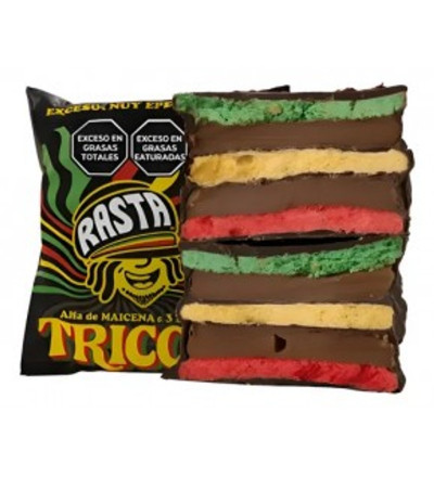 ALFAJOR RASTA TRICOLOR