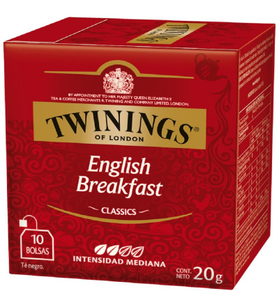 TE TWININGS ENGLISH BREAKFAST X 10 UNIDADES