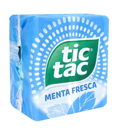 PASTILLA TIC TAC MENTA FRESCA X 12 UNIDADES