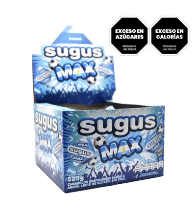 CARAMELO SUGUS MAX MUNDIAL 525 GR