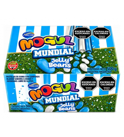 GOMITA JELLY BEANS MUNDIAL X 10 UNIDADES