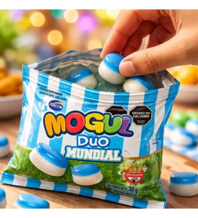 GOMITA MOGUL DUO MUNDIAL X 12 UNIDADES