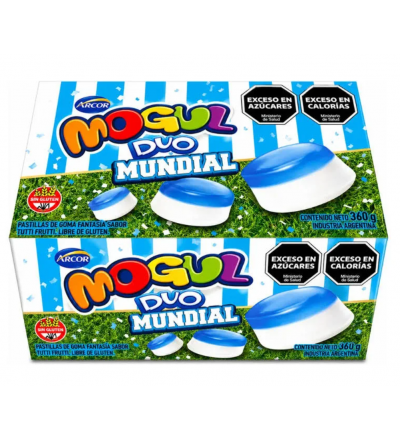 GOMITA MOGUL DUO MUNDIAL X 12 UNIDADES