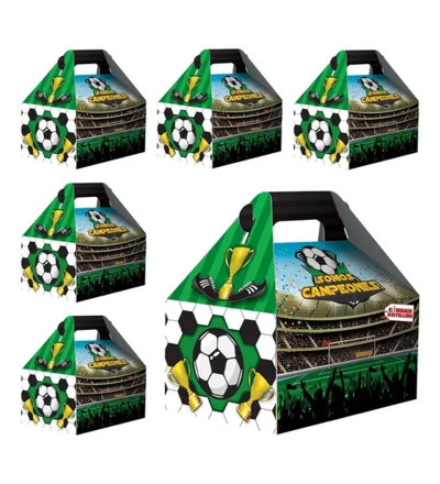 CAJA MALETA X 6 FUTBOL