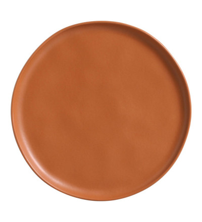 PLATO X8 LISO TERRACOTA