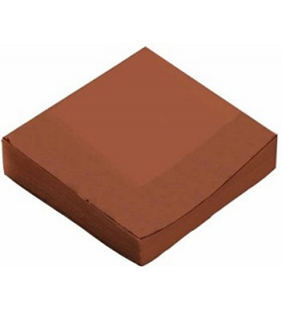 SERVILLETA X20 LISO TERRACOTA