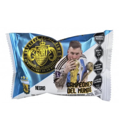 ALFAJOR GOAT AFA OFICIAL NEGRO