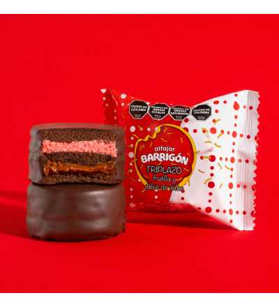 ALFAJOR BARRIGON MEGA FRUTILLA 100 GR