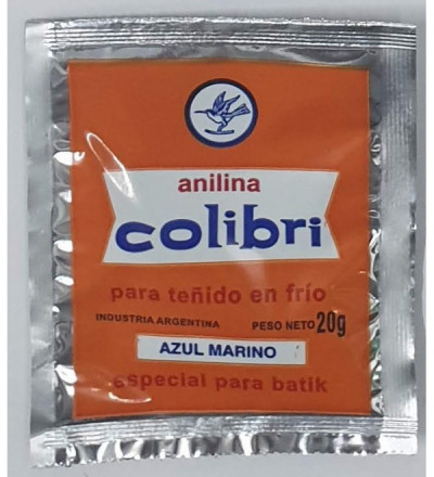 ANILINA COLIBRI EN FRIO AZUL MARINO