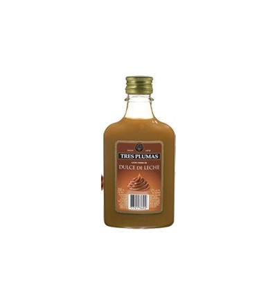 LICOR TRES PLUMAS DULCE DE LECHE 200 CC