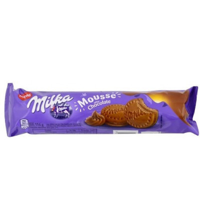 GALLETAS MILKA MOUSSE 116 G CHOCOLATE