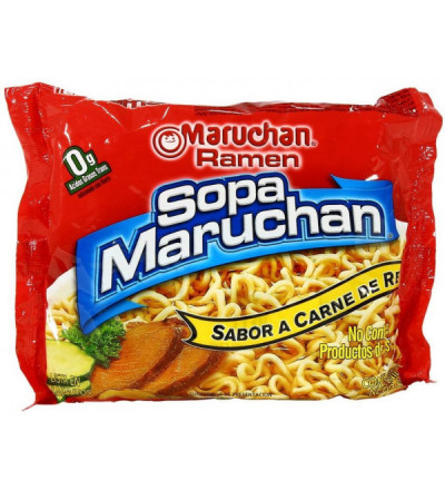 MARUCHAN PAQ.85G CARNE RES
