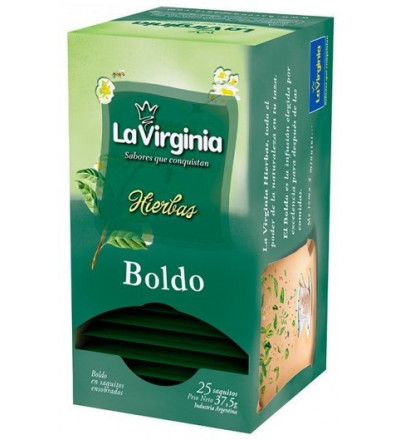 TE DE BOLDO LA VIRGINIA X 25 UNIDADES