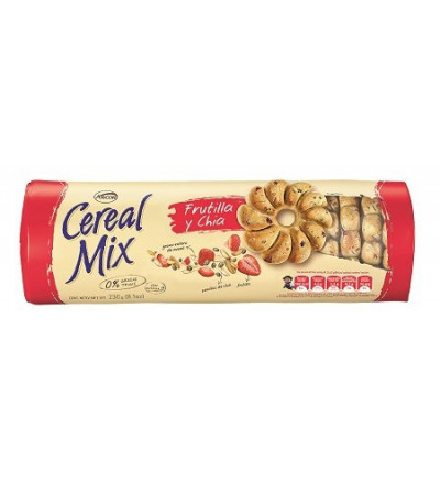 GALLETA CEREAL MIX FRUTILLA CHIA X 207 GR