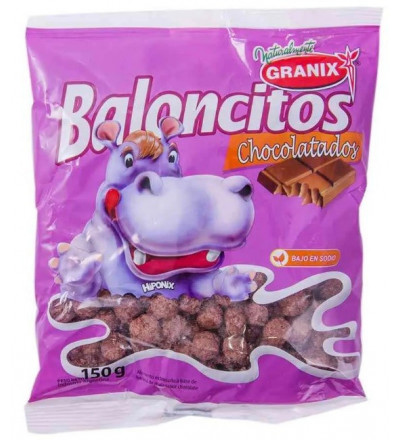BALONCITOS CHOCOLATE GRANIX 150GR