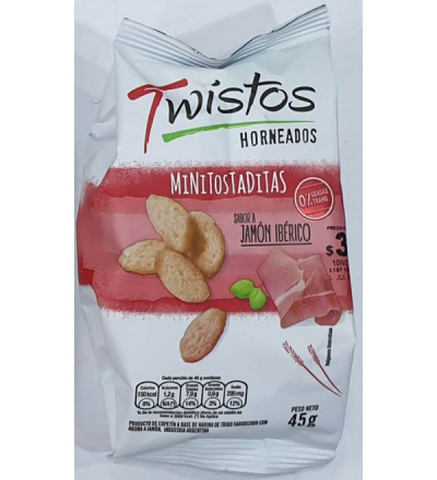 TWISTOS 40 GR JAMON /