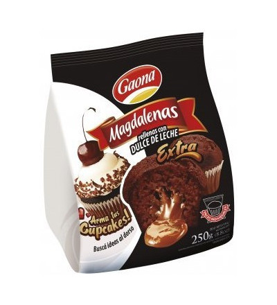 MAGDALENAS GAONA EXTRA CHOCOLATE/LECHE