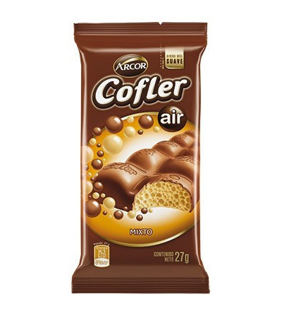 CHOCOLATE COFLER AIREADO X 27 GR