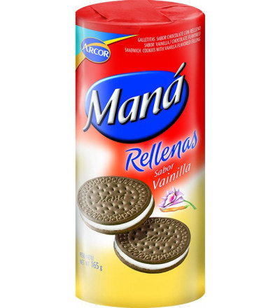 GALLETA MANA RELLENA VAINILLA CHOCOLATE