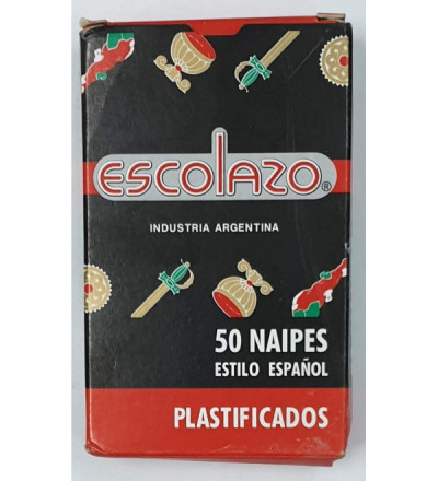 NAIPE ESCOLAZO X 50 UNIDADES