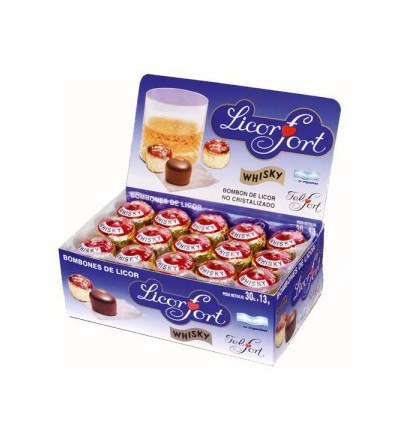 CHOCOLATE LICORFORT WHISKY X 30 UNIDADES