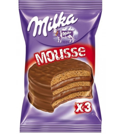 ALFAJOR MILKA TRIPLE MOUSSE CHOCOLATE /