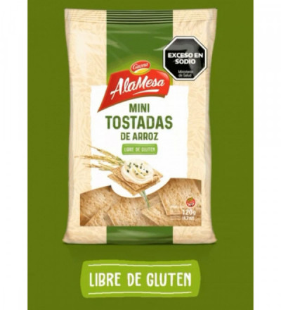 TOSTADAS ARROZ MINI GAONA 120 GR