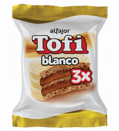 ALFAJOR TOFI TRIPLE BLANCO *C/U