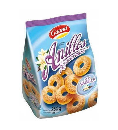 ANILLOS GAONA 250 GR.VAINILLA