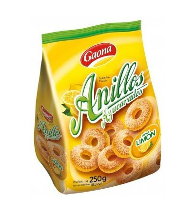 GALLETITA ANILLOS GAONA LIMON 250 GR